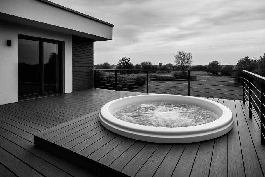 Co pod jacuzzi na tarasie